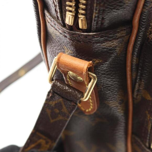 LOUIS VUITTON Brown Monogram Leather Shoulder Bag - Picture 7 of 11